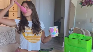 Blanc Crop Top porté par Hannah Ann Sluss dans Le Bachelor Saison de 24