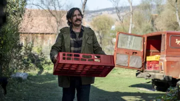 Flannel plaid shirt worn by Niko Polastri (Owen McDonnell) in Killing Eve (S03E04)