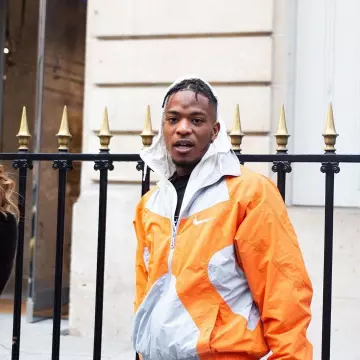 La veste zippée Nike portée par Niska sur son compte Instagram @niska_officiel