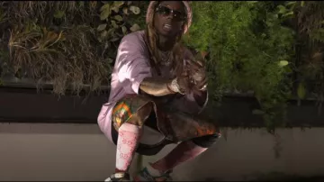 Gucci Ultrapace Baskets portées par Lil Wayne dans son Piano Piège et Pas Moi (official Music Video)