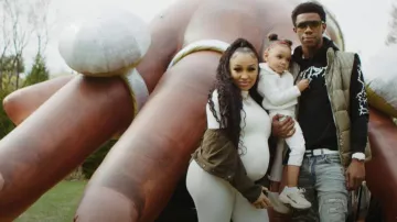 Hermès Black '5382' Hebilla Cinturón Blanco usado por A Boogie wit da Hoodie en su Room Service (Live Performance)