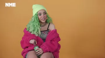 doja cat green outfit