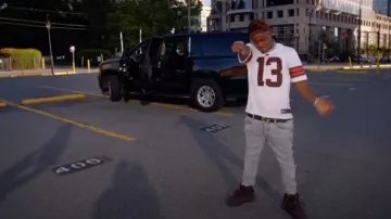 Gucci Signature Ceinture en Cuir portés par DaBaby dans son ne Peut pas Arrêter (official Music Video)