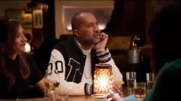 Varsity Jacket worn by Kenya Barris (Kenya Barris) in #blackAF Season 1 Episode 1