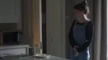 Denim Overalls Square Pockets worn by Marianne (Daisy Edgar-Jones) in Normal People Season 1 Episode 3