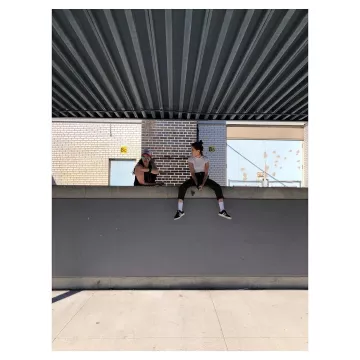 Adidas Black Sneak­ers worn by Zoey Deutch on her Instagram account @zoeydeutch