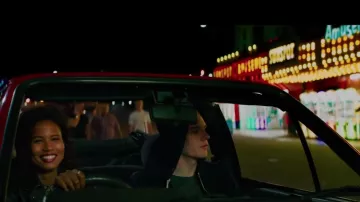 The sweatshirt navy blue hoodie worn by Adam (Connor Swindells) in VS.