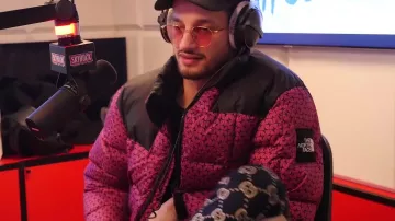 Le pantalon de jogging Gucci porté par Soolking dans la vidéo Interview auditeurs #MorningDeDifool