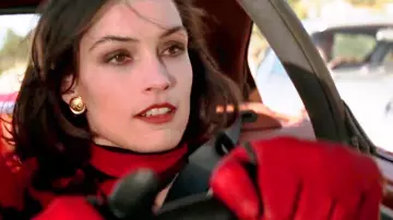 Red Leather Gloves worn by Xenia Onatopp (Famke Janssen) in GoldenEye