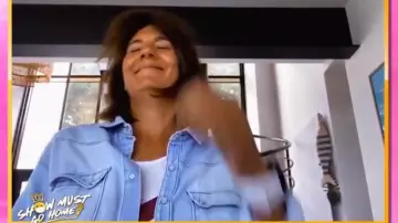 La camisa vaquera Ba&sh de Estelle Denis en Show Must Go Home el 01.05.2020