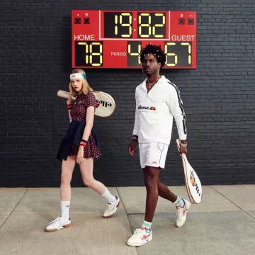 Ellesse-Citerne d'Origine en Cuir Baskets portées par le Ghetto de Lenny sur son Instagram account @saintjhn