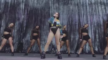 Black Bodysuit worn by Mabel in her Bad Behaviour music video