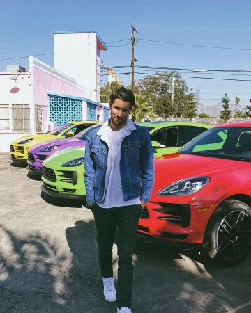 Denim Jacket worn by Jeff Wittek on the Instagram account @jeff