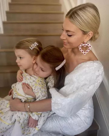 Vestido Ganni de Laura Wills en la cuenta de Instagram @thefashionbugblog