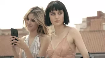 Pink Top worn by Ludovica Storti (Alice Pagani) in Baby TV Series  (Season 2)