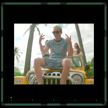 Le t-shirt et short de Vald sur son compte Instagram @valdsullyvan