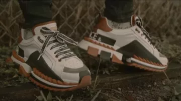 Dolce & Gabbana Su­per King Sneak­ers worn by Jack Boy in his Won't Understand (Official Music Video)