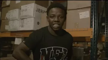 NFL Nev­er For­get Loy­al­ty T-shirt worn by Jack Boy in his Won't Understand (Official Music Video)