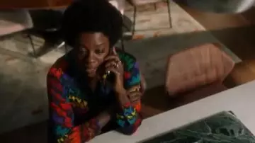 Mu­ti­col­or But­ton Shirt worn by Annalise Keating (Viola Davis) in How to Get Away with Murder Season 6 Episode 13