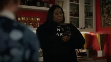 No 1 Cares Sweatshirt worn by Mo (Alex Newell) in Zoey's Extraordinary Playlist Season 1 Episode 12