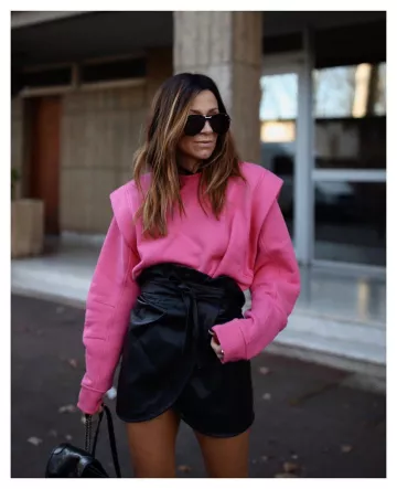 The skirt Ba&Sh black Cindy on her account Instagram @boho_addict