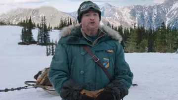 Down jacket worn by Nigel (Rhys Darby) in Jumanji: The Next Level