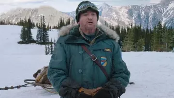 Down jacket worn by Nigel (Rhys Darby) in Jumanji: The Next Level