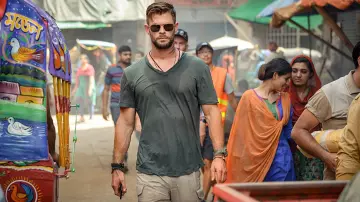 Matsuda M3040 Sunglasses worn by Tyler Rake (Chris Hemsworth) in Extraction