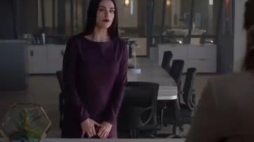 Long Sleeve Wool Dress worn by Lena Luthor (Katie McGrath) in Supergirl Season 5 Episode 17