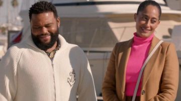 Ancre Zip Veste portée par Andre "Dre' Johnson (Anthony Anderson), en black-ish Saison 6 Épisode 23