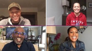 Nicole miller New York Hood­ie worn by Dylan Dreyer on Today May 6, 2020