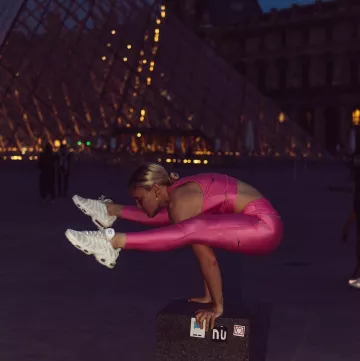 Sneakers Nike Air Max worn by Clotilde Chaumet on his account Instagram @chaumetclotilde 