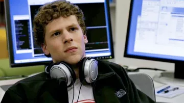 The North Face Jacket worn by Mark Zuckerberg (Jesse Eisenberg) in The Social Network
