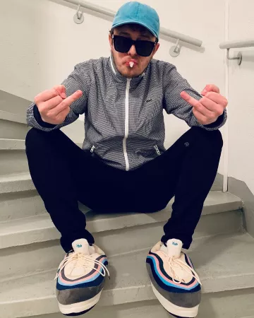 La chaqueta a cuadros de Lacoste que usó Norman Thavaud en su cuenta de Instagram @normanthavaud