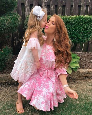Vestido Wayf de Tara Gibson en la cuenta de Instagram @themrsgibby