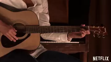 Yamaha guitar used by Ellie Chu (Leah Lewis) as seen in The Half of It movie