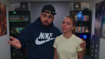 Sweatshirt Nike Serhat More in his YouTube video WHO IS SHE ?