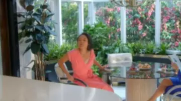 Pink jumpsuit worn by Amy Grove (Li Jun Li) in Why Women Kill (S01E04)