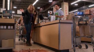 Short Boots worn by Jen Harding (Christina Applegate) in Dead to Me Season 2 Episode 5