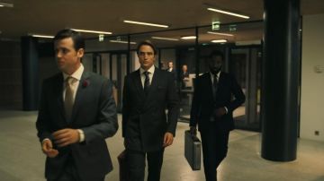 Double Breasted Suit worn by Robert Pattinson in Tenet