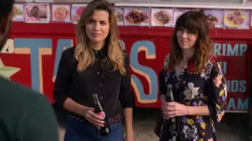 Floral Printed Dress worn by Judy Hale (Linda Cardellini) in Dead to Me Season  2 Episode 6