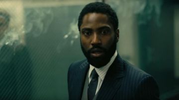 Pinstripe Suit worn by (John David Washington) in Tenet