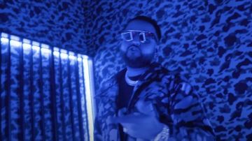 Bape Reflection Camo Hoodie Jacket worn by Nav in his Good Intentions (Intro) music video