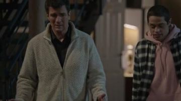 Beige Zip-Front Sweater worn by John Nolan (Nathan Fillion) in The Rookie Season 2 Episode 13