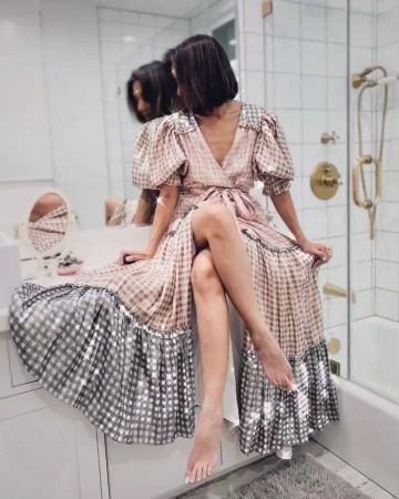 Loveshackfancy Stormi Robe de Emmy sur l'Instagram account @emmyinstyle