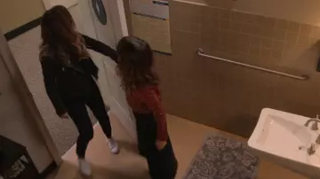 Kenneth Cole Kam Sneakers worn by Michelle (Natalie Morales) in Dead to Me Season 2 Episode 7