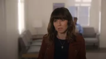 Diamond Shape Earrings worn by Judy Hale (Linda Cardellini) in Dead to Me Season 2 Episode 8