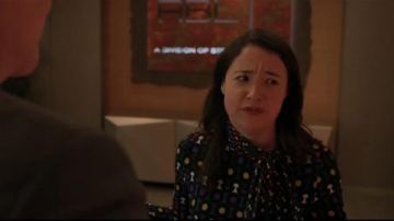 Mul­ti Tie-Neck Top worn by Marissa Gold (Sarah Steele) in The Good Fight Season 4 Episode 3