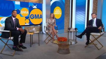 Bb dakota Python Print Shirt­dress worn by Amy Robach on Good Morning America May 12, 2020