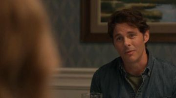 Green T-Shirt worn by Steve Wood (James Marsden) in Dead to Me Season 2 Episode 2